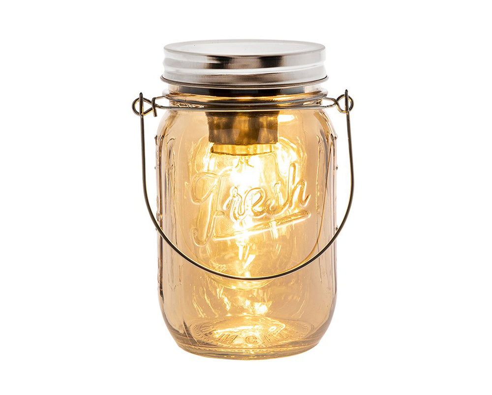 Edison LED Kilner Jar Small Amber