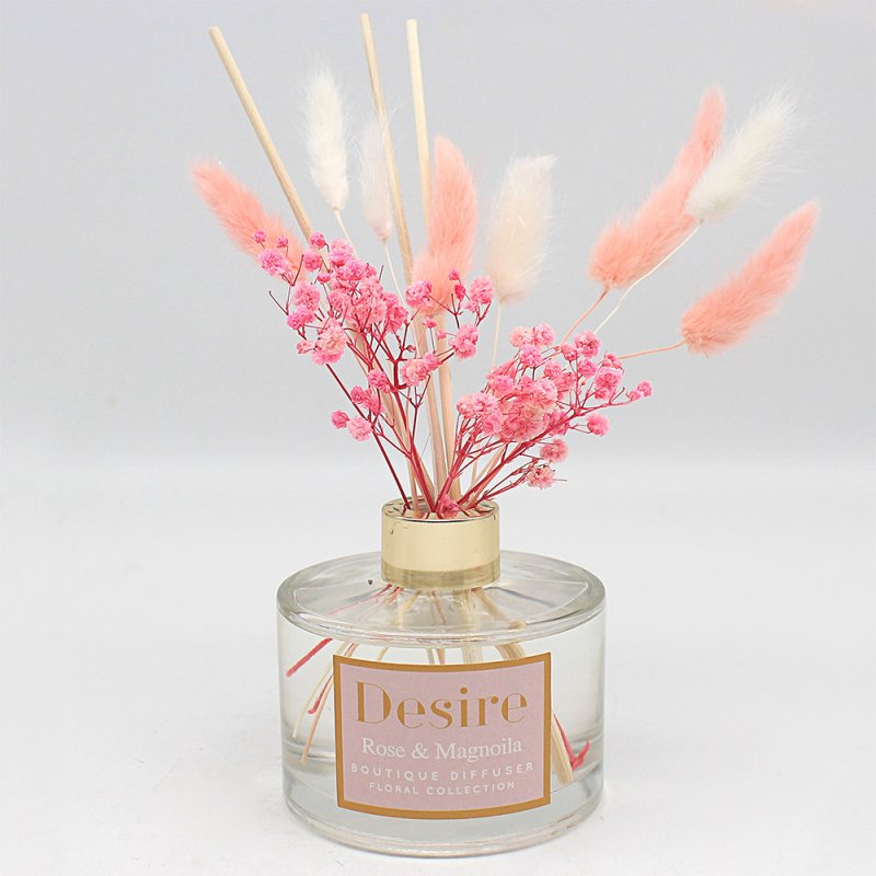Rose & Magnolia Scented Pink Pampas Grass 500ml Diffuser