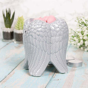 Angel Wings Wax/Oil Warmer Grey