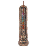 Chakra & Buddha Incense Holder Front 