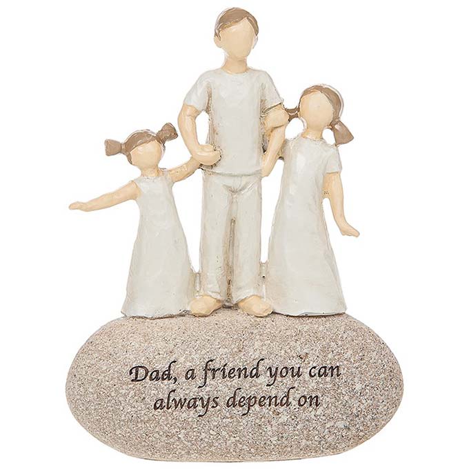dad friend sentimental stone ornament