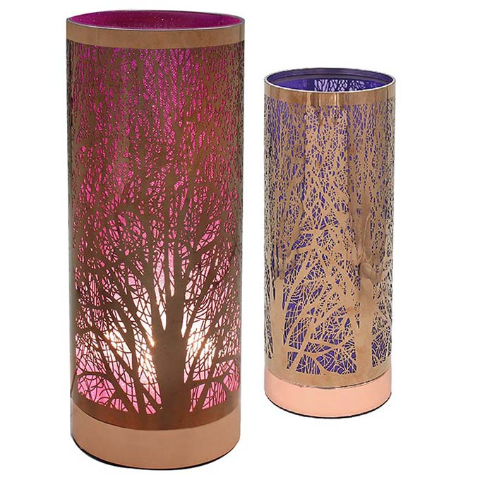 desire aroma cylinder lamp tree lilac