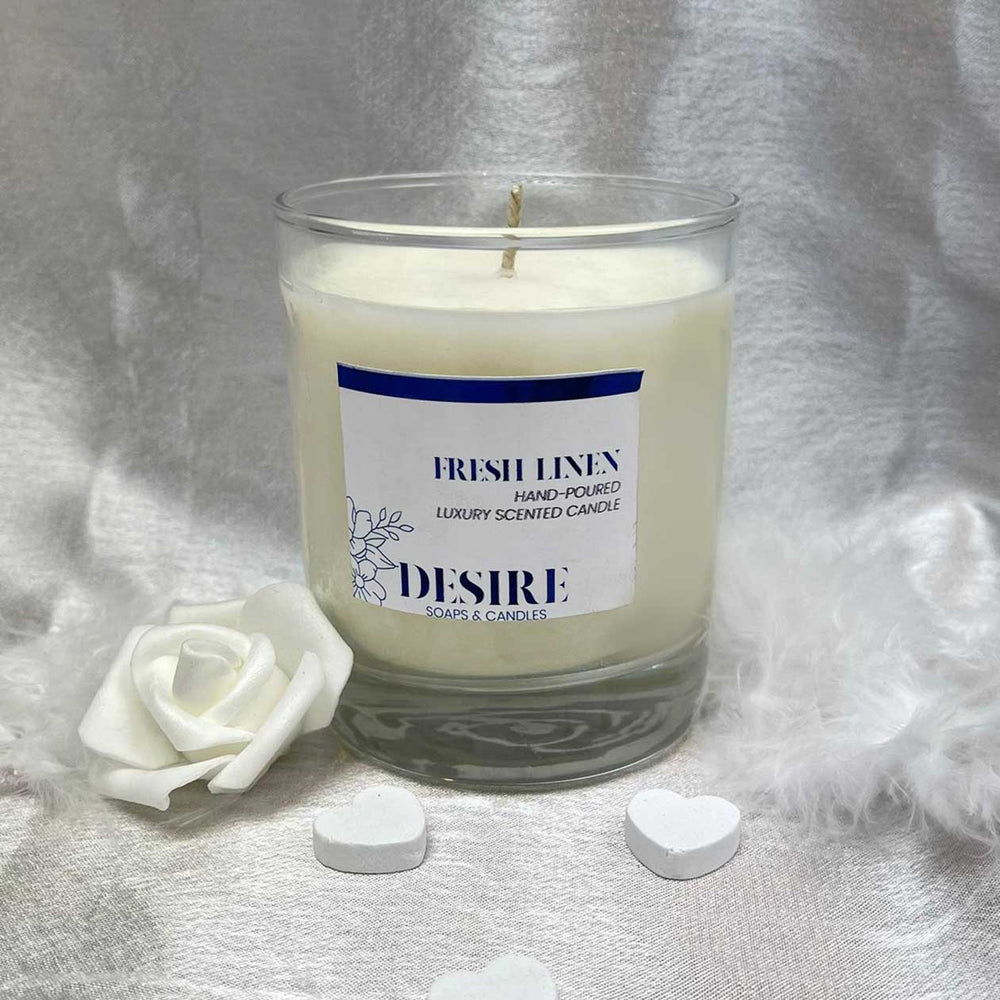 Desire 30cl Fresh Linen Scented Candle