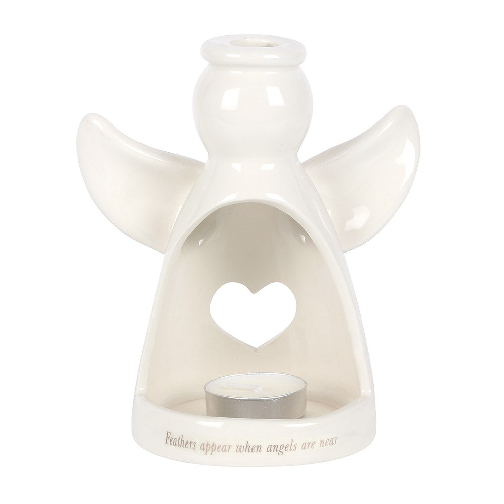 Feather Appear Angel Tealight Holder