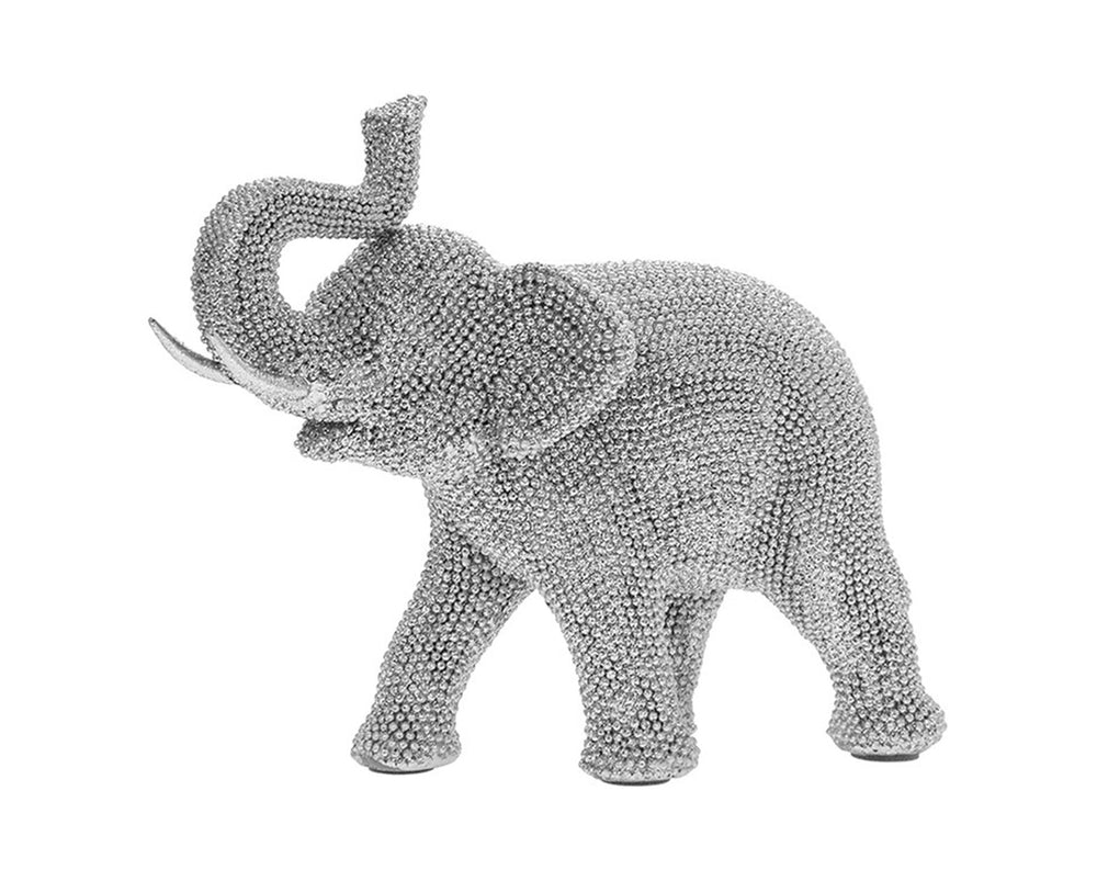Silver Sparkle Elephant Small