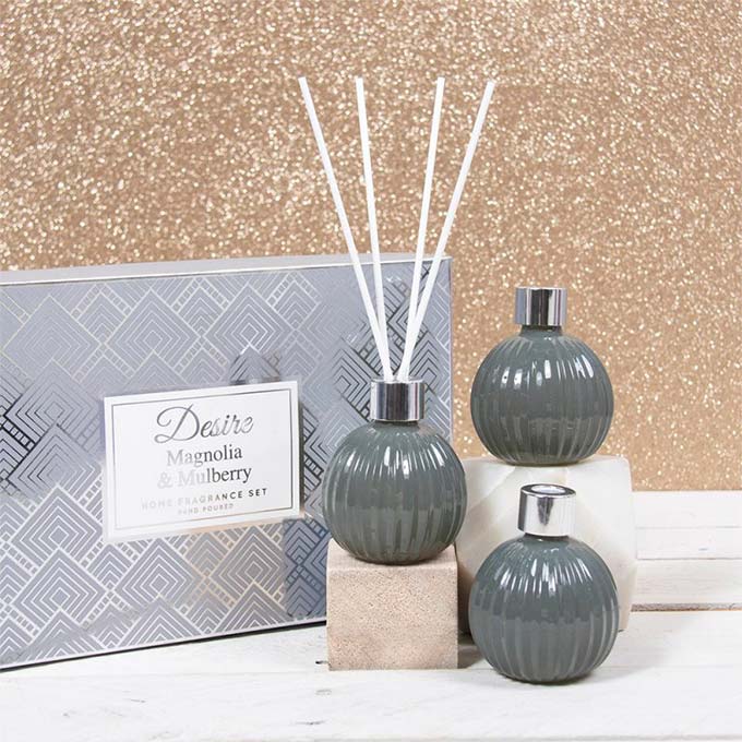 Magnolia & Mulberry Diffuser Set of 3