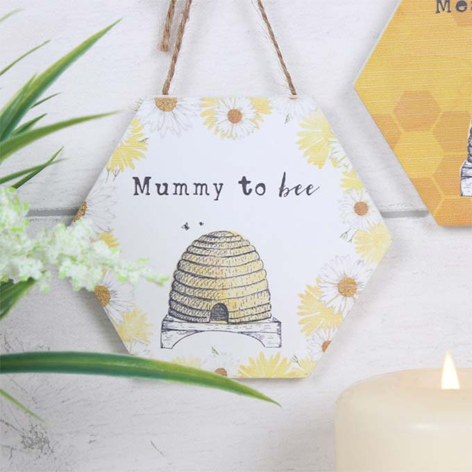 
                  
                    Mummy To Bee Sign Close Up
                  
                