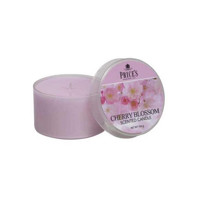 Price's Tin Cherry Blossom Candle
