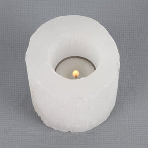 
                  
                    Aerial View Small of Selenite Cylinder Tealight Holder
                  
                