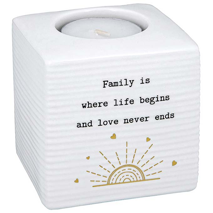 Thoughtful Words Tealight Holder Family