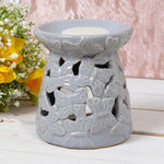 wax oil warmer butterfly grey