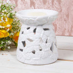 wax oil warmer butterfly white