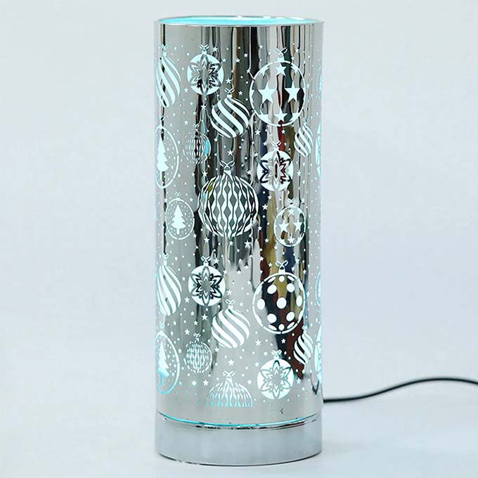 Xmas Aroma Cylinder Colour Changing Lamp Bauble
