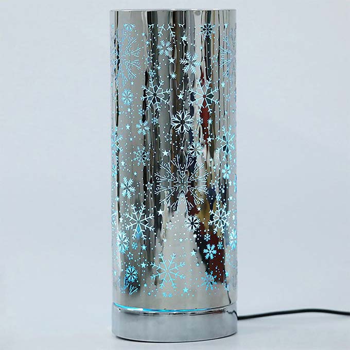 Xmas Aroma Cylinder Lamp Snowflake