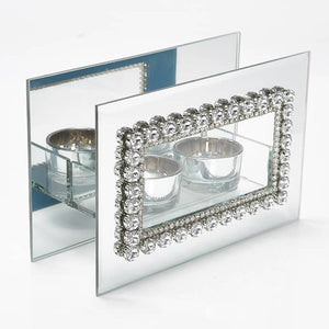 
                  
                    deco diamond double tealight candle holder front angle
                  
                