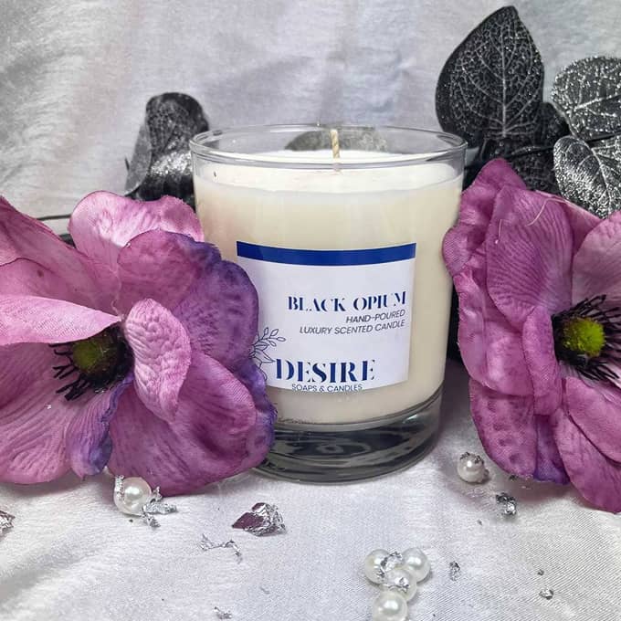 desire 30cl black opium scented candle