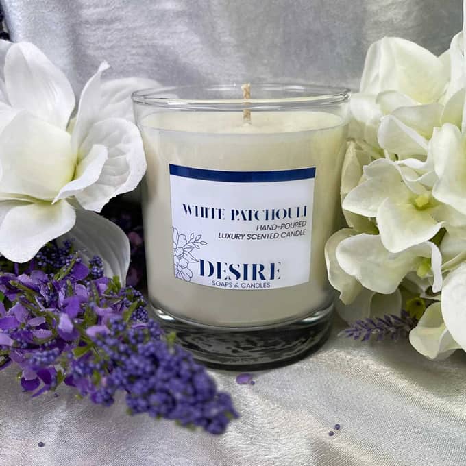 Desire 30cl Luxury White Patchouli Candle