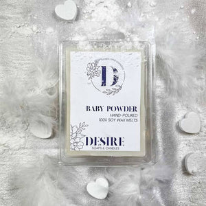 
                  
                    desire baby powder soy wax melts
                  
                