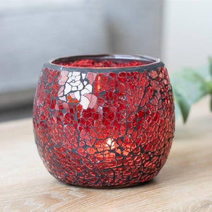 
                  
                    large red crackle glass candle holder
                  
                