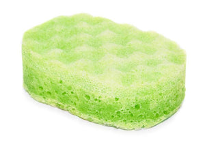lime oval soap sponge