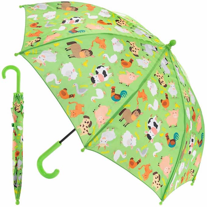 Children Little Stars Farmyard Umbrella 