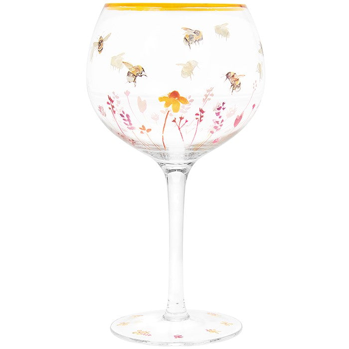 Busy Bee Gin Glass