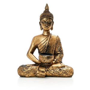 
                  
                    Sitting Thai Buddha Tealight Holder Front
                  
                