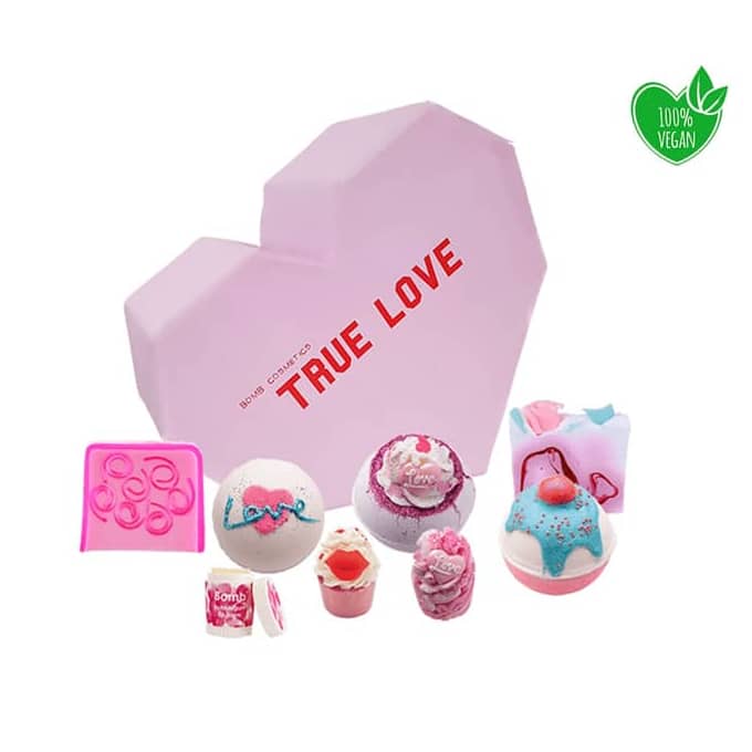 true love shower bath and shower gift set