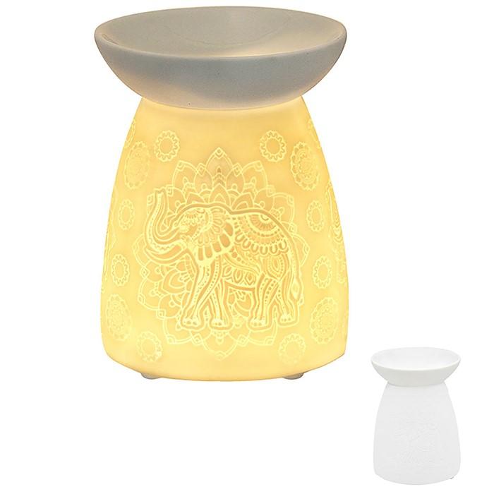 white wax warmer elephant